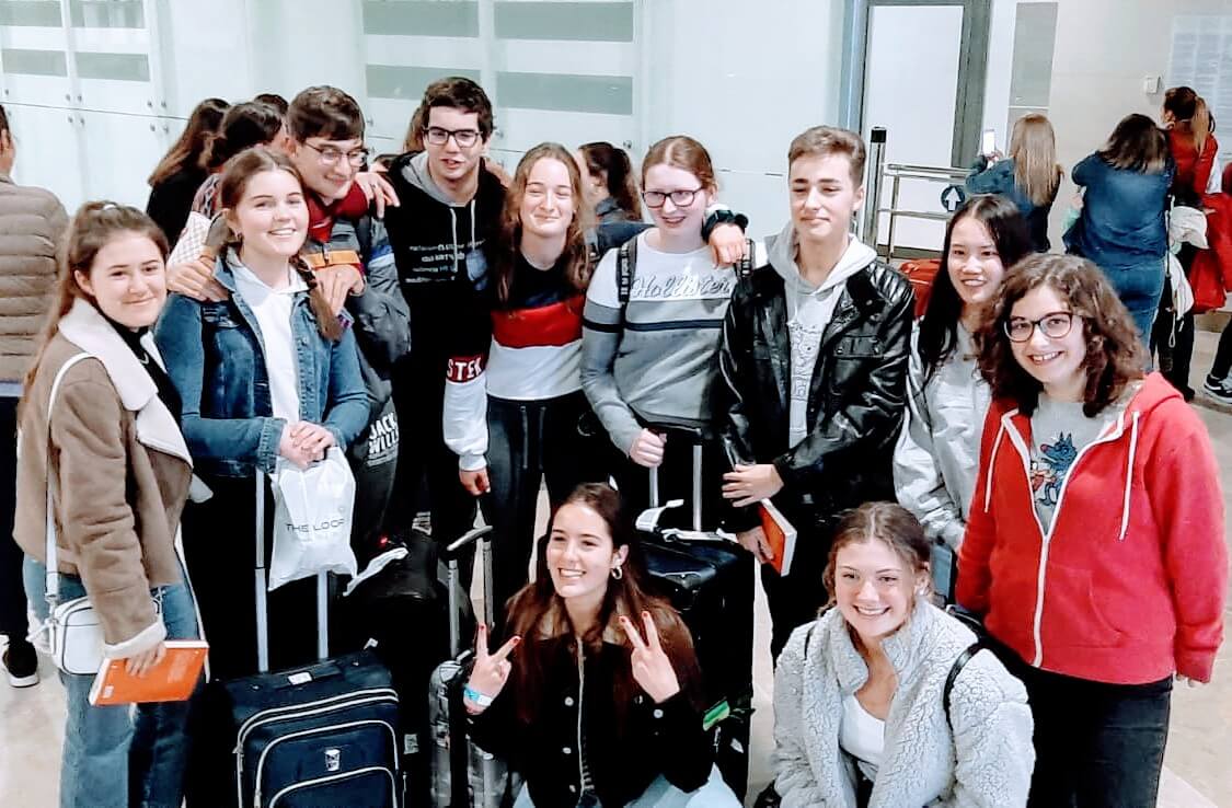 Damos la bienvenida al alumnado irlandés