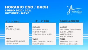 nuevos horarios a partir de octubre header