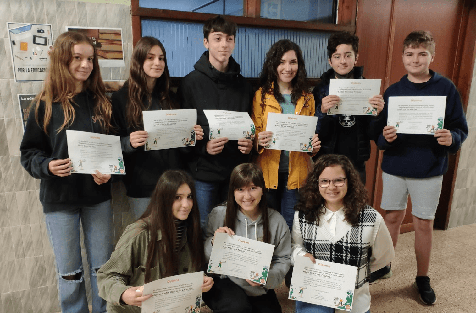 3ºESO GANA EL TERCER CONCURSO DE VÍDEOS CONSUM