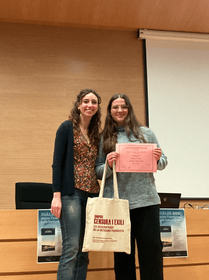Emilia Álvarez Llobera, premiada en el concurs de microescenes del Diàleg amb l’escriptora 2025