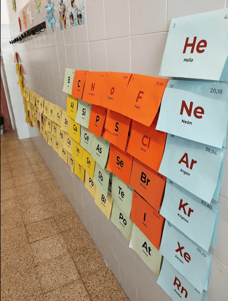 La tabla periódica cobra vida en 3ºPDC